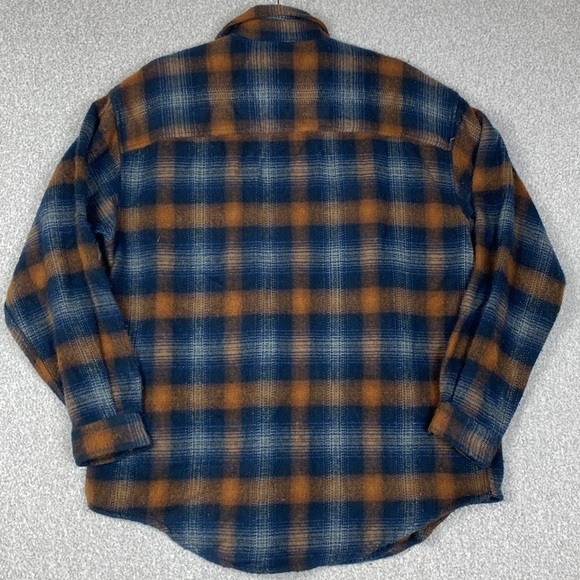 Structure flannel button down S thick soft woodsman vintage gorpcore - Picture 5 of 8
